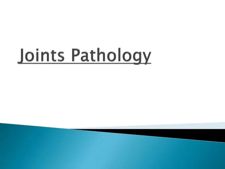 joints pathology
