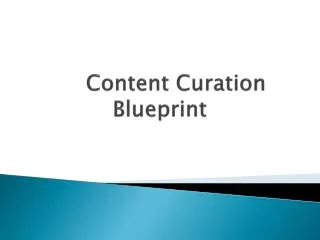 Content Curation Blueprint