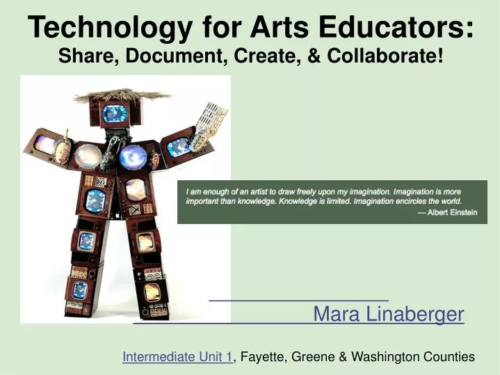 technology for arts educators share document create collaborate