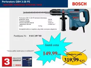 perforators gbh 3 28 fe speci l noliktavas t r anas cena