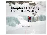 Chapter 11, Testing Part 1: Unit Testing - slide 1