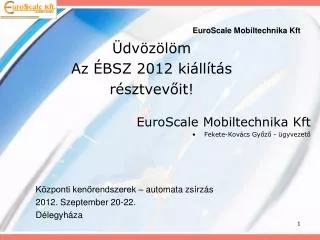 euroscale mobiltechnika kft