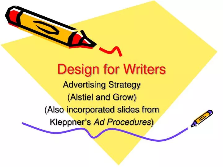 design for writers