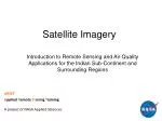 Satellite Imagery - slide 1