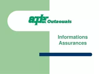 informations assurances