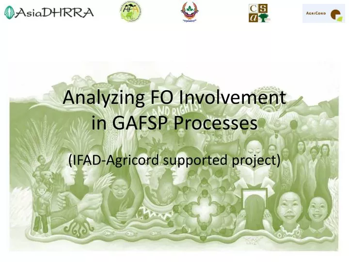analyzing fo involvement in gafsp processes