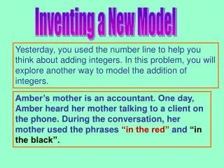 Inventing a New Model
