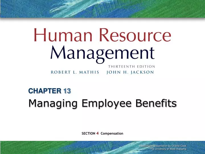 chapter 13 managing employee benefits