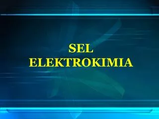 sel elektrokimia