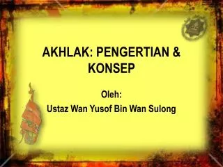 akhlak pengertian konsep