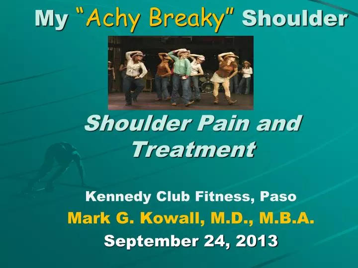 my achy breaky shoulder shoulder pain and treatment