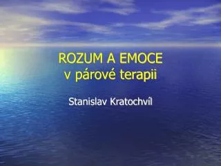 stanislav kratochv l