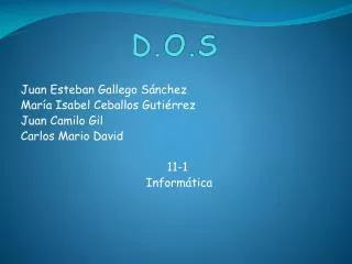 d o s