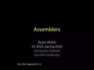 Assemblers