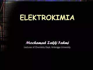 elektrokimia