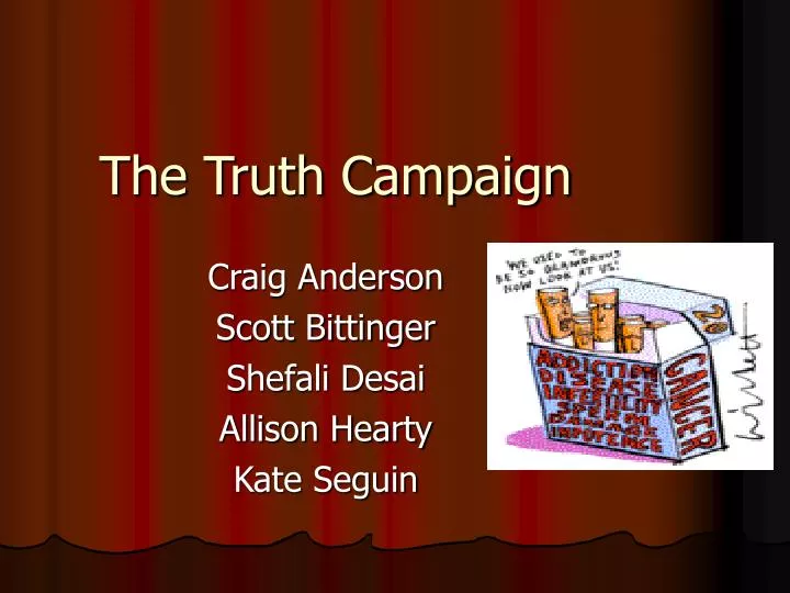 the truth campaign