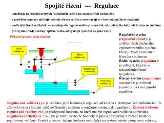 spojit zen regulace