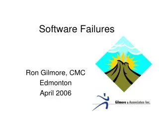 Software Failures