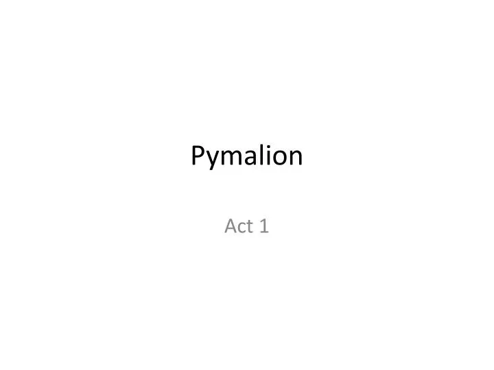 pymalion