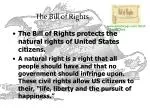 The Bill of Rights - slide 1