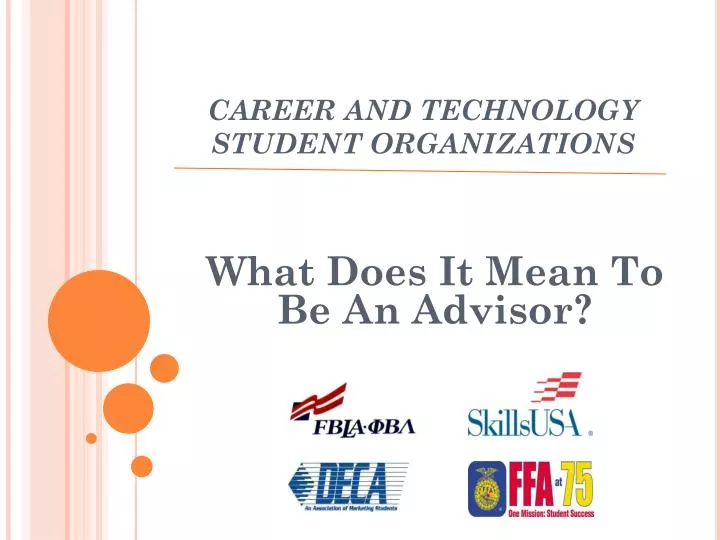 career and technology student organizations