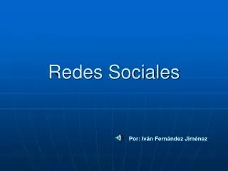 redes sociales