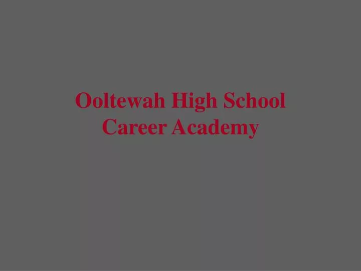 ooltewah high school career academy