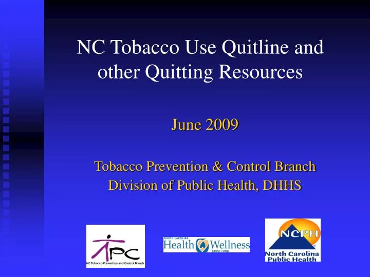 nc tobacco use quitline and other quitting resources
