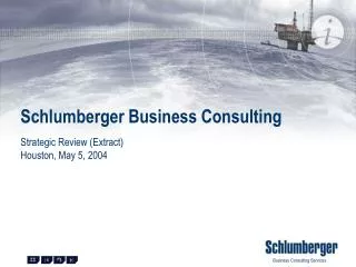 Schlumberger Business Consulting