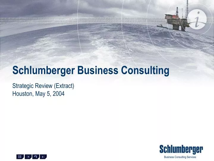 schlumberger business consulting