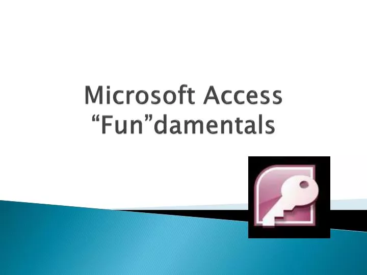 microsoft access fun damentals