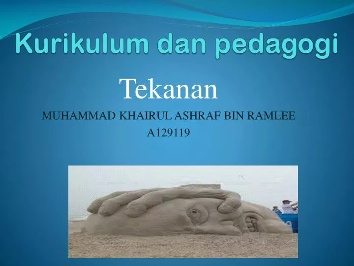 kurikulum dan pedagogi