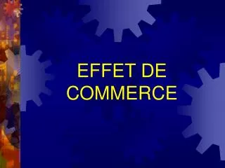 effet de commerce