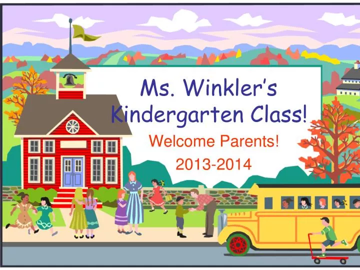 ms winkler s kindergarten class