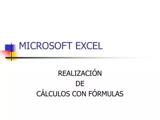 microsoft excel