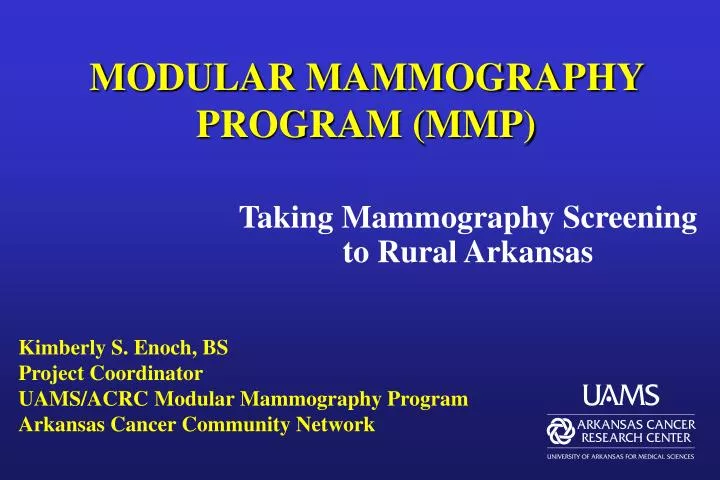 modular mammography program mmp