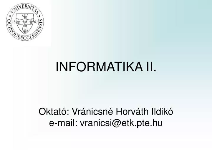 informatika ii