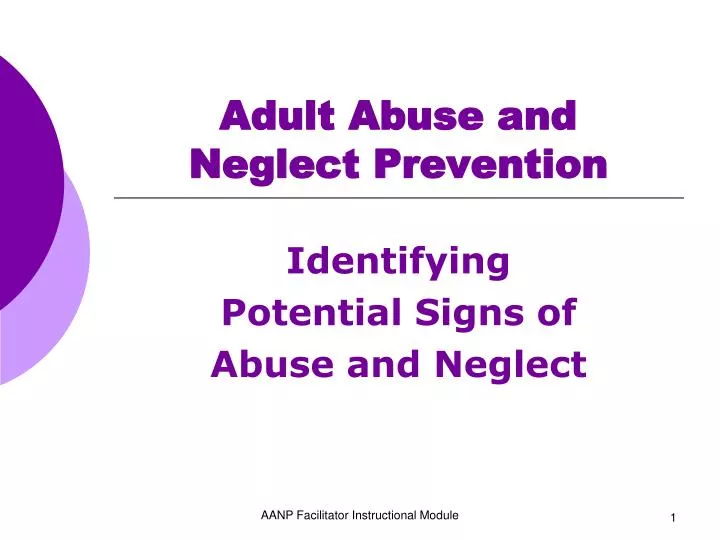 adult abuse and neglect prevention