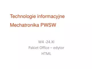 w4 24 xi pakiet office edytor html