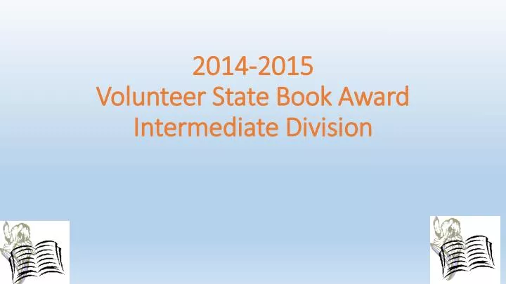 2014 2015 volunteer state book award intermediate division