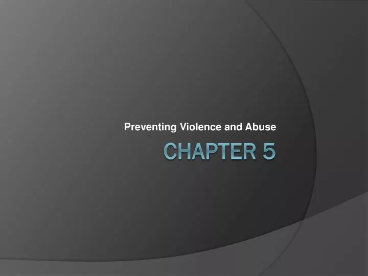 preventing violence and abuse