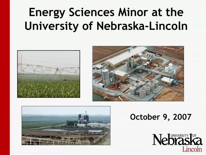 energy sciences minor at the university of nebraska lincoln
