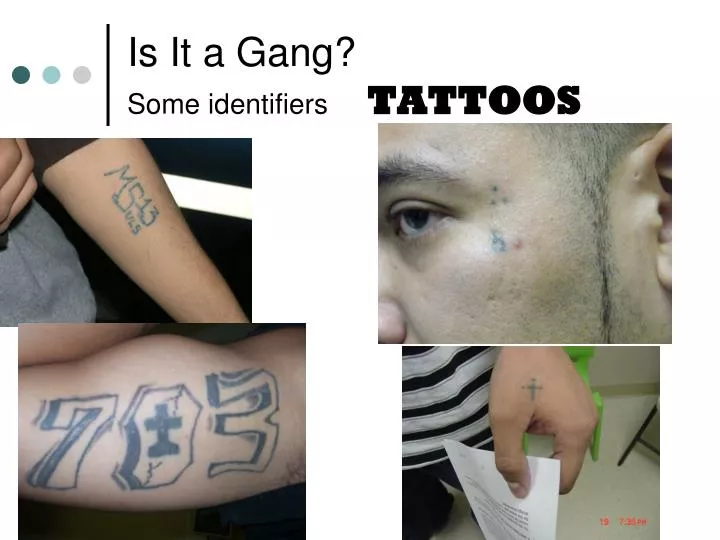 is it a gang some identifiers tattoos