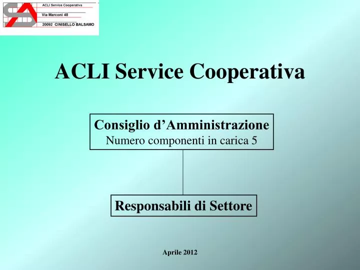 acli service cooperativa