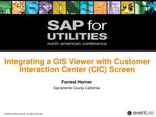 Integrating a GIS Viewer with Customer Interaction Center (CIC) Screen