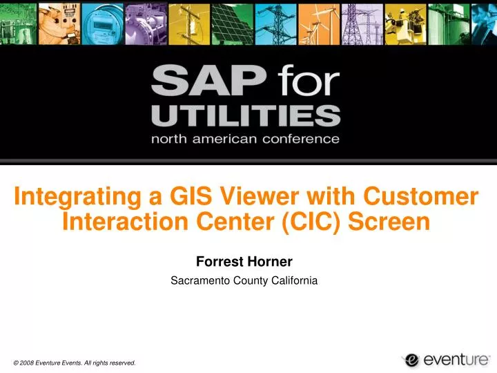 integrating a gis viewer with customer interaction center cic screen