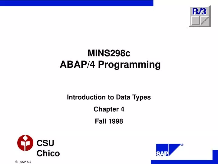 mins298c abap 4 programming