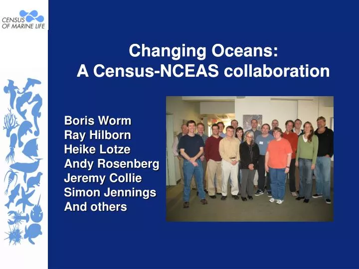 changing oceans a census nceas collaboration