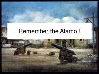 Remember the Alamo!!