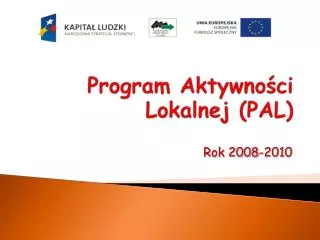 program aktywno ci lokalnej pal